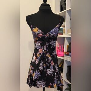Free People Happy Heart Ruched Mini Dress (X-Small)